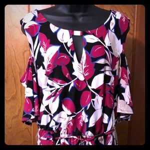 💋NWT Dress Barn dress -split shoulder gorgeous!💋